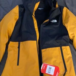 The north face - yellow black
